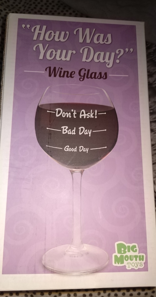 NEW!! "Bad Day" Wine 🍷 Glass